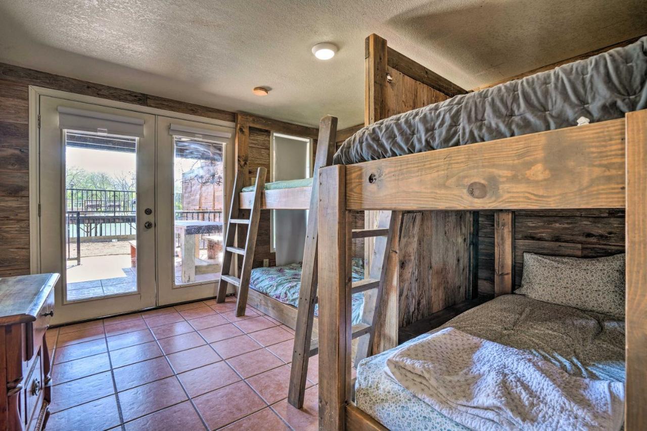 Waterfront Guadalupe River Lodge Home With Dock! Seguin Exterior foto